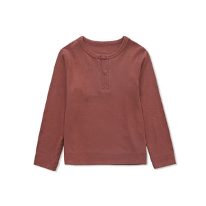 Doux Rib – Kids Long Sleeve Cotton T-Shirt